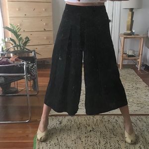 High waist culottes